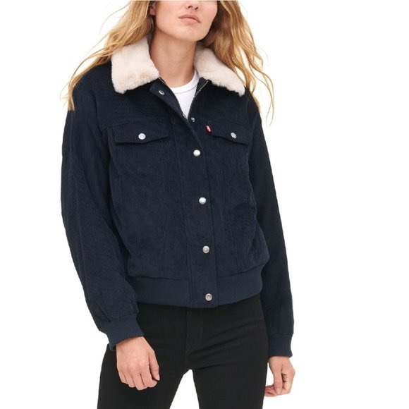 Levis The Amanda Corduroy Bomber Jacket 
